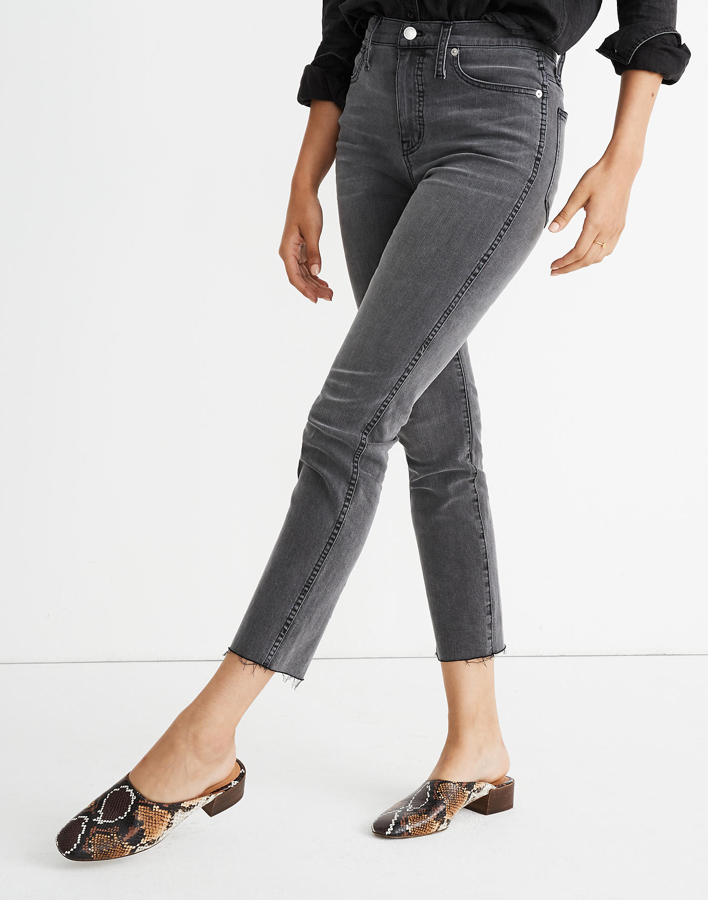 Cement Wash Skinny Jeans