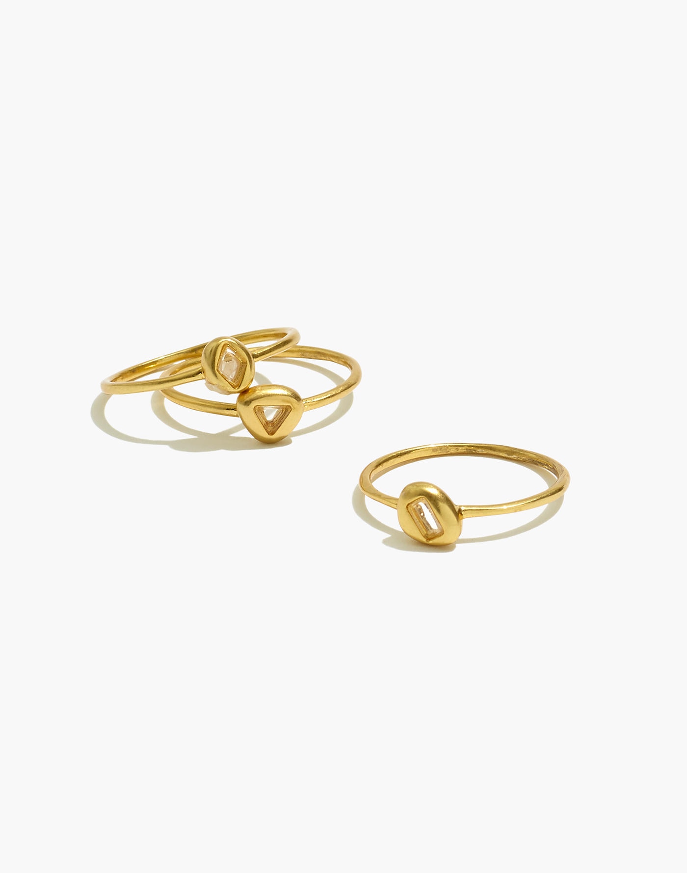 Stained Glass Ring Set