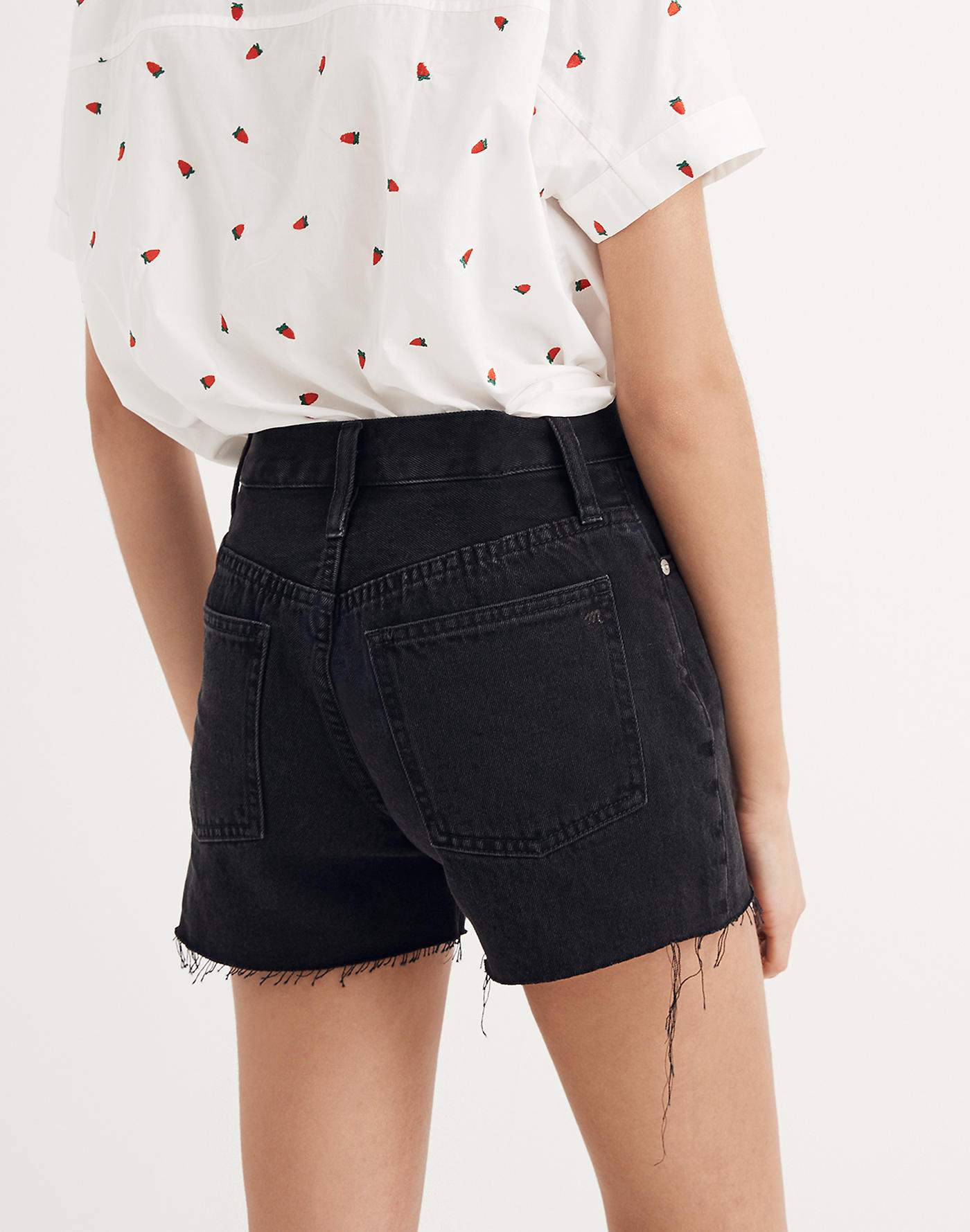 Perfect Jean Shorts in Black